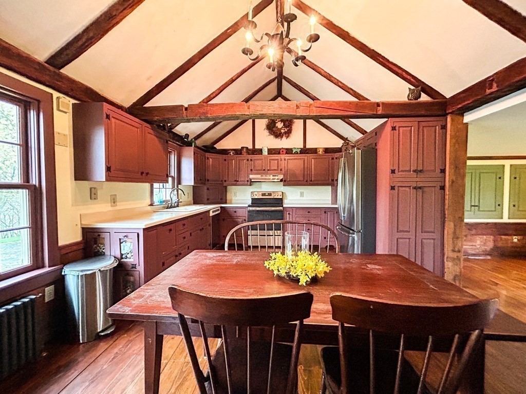 55 Rufus Putnam Road North Brookfield, MA 01535 - Photo 5 of 41 a outdoor dining space with furniture and wooden floor