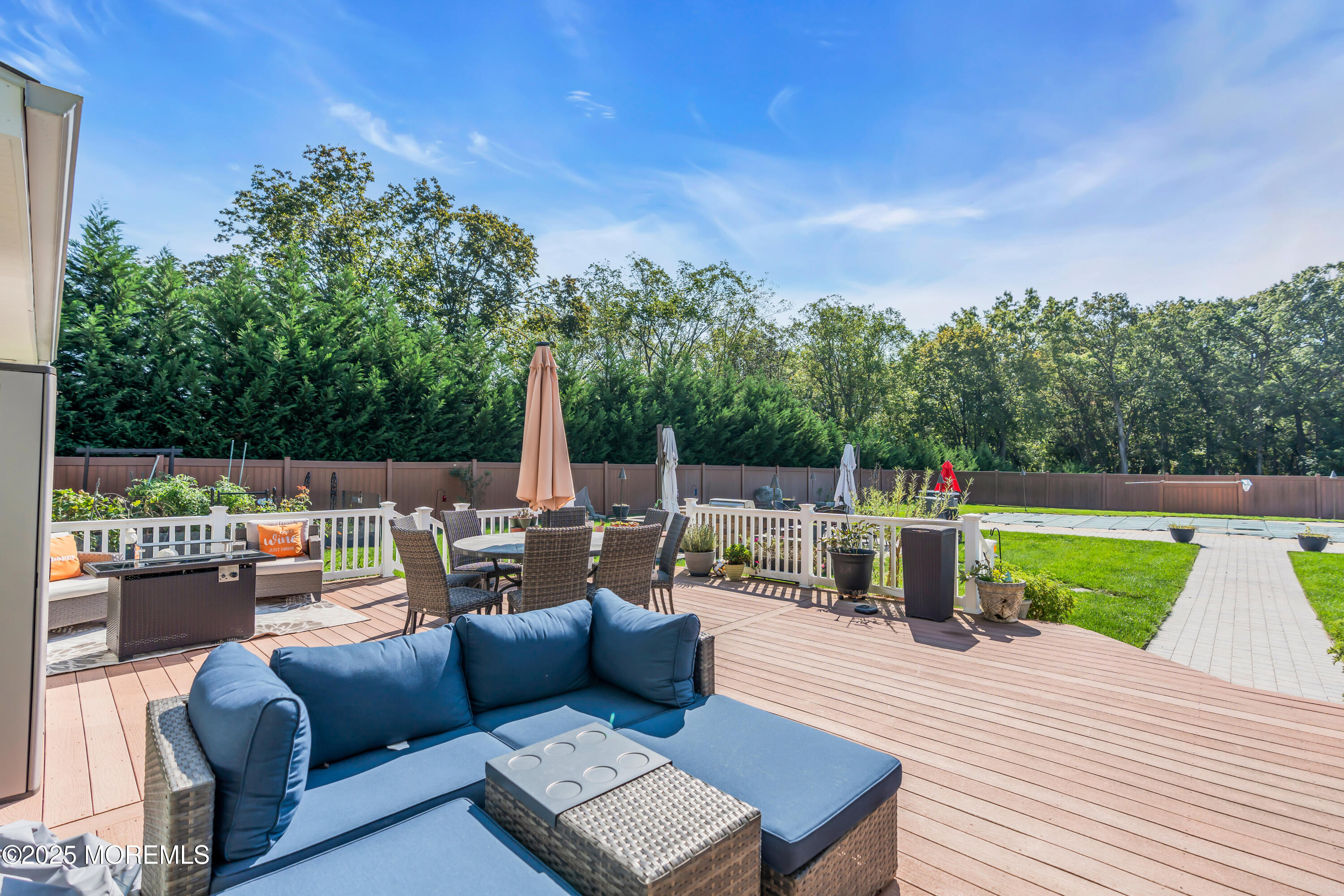 1417 Silverton Road Toms River, NJ 08755 - Photo 29 of 41 a view of roof deck with couches and potted plants