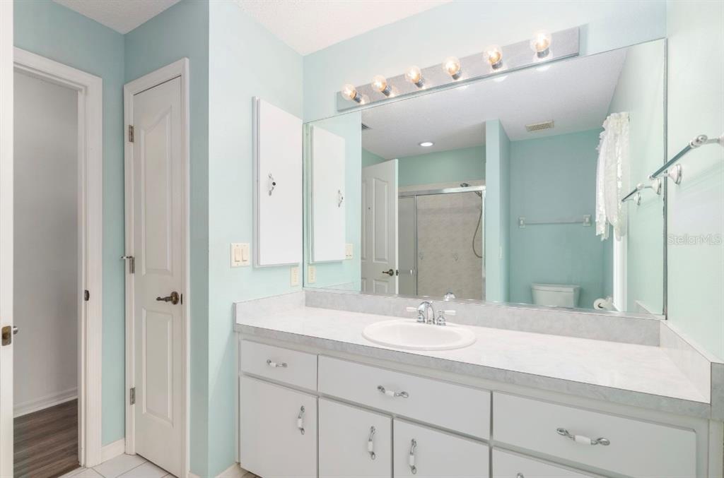 5393 Southwest 109th Place Road Ocala, FL 34476 - Photo 29 of 54 a bathroom with a sink double vanity and a mirror