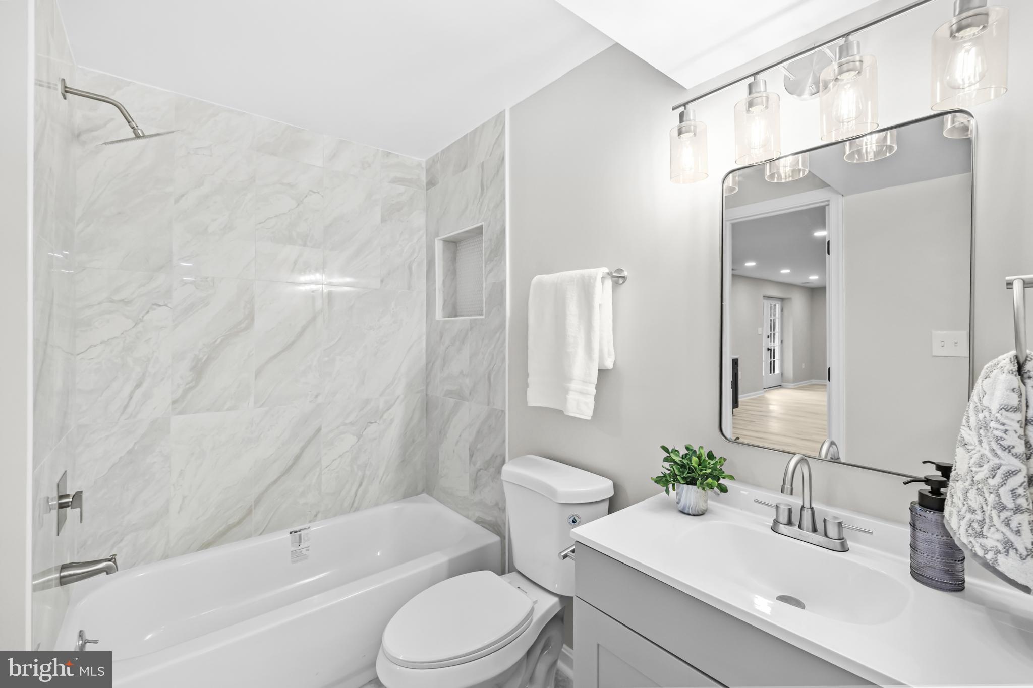 12701 Roark Court Reston, VA 20191 - Photo 43 of 58 Lower Level Full Bathroom