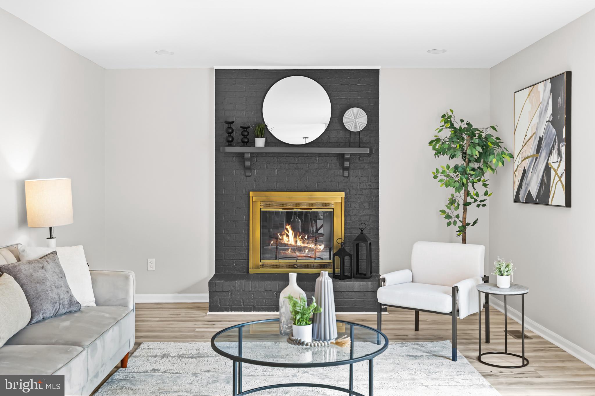 12701 Roark Court Reston, VA 20191 - Photo 9 of 58 Beautiful Wood Burning Fireplace
