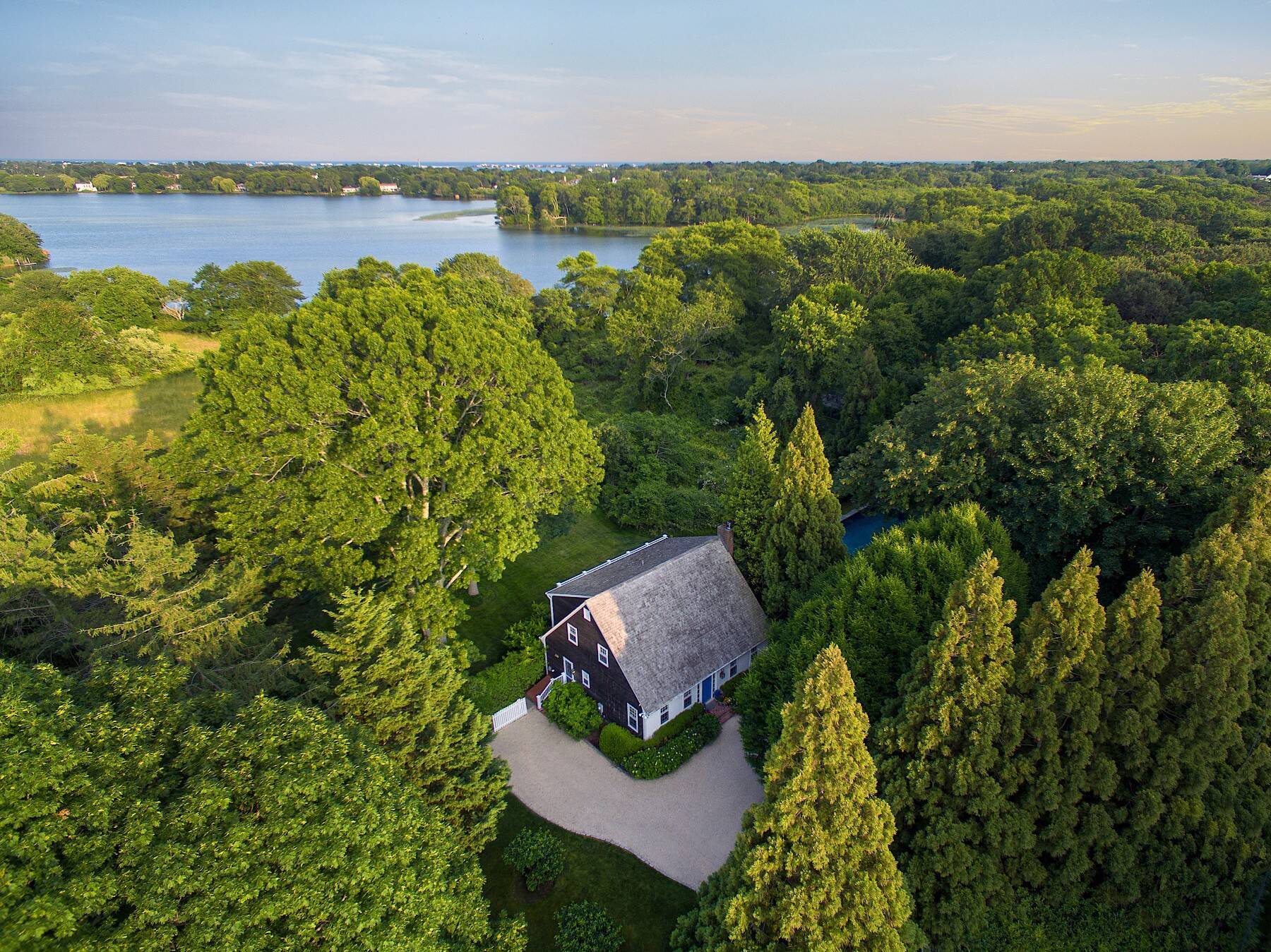 429 Head Of Pond Road Water Mill, NY 11976 - Photo 22 of 22 a view of a city with ocean view