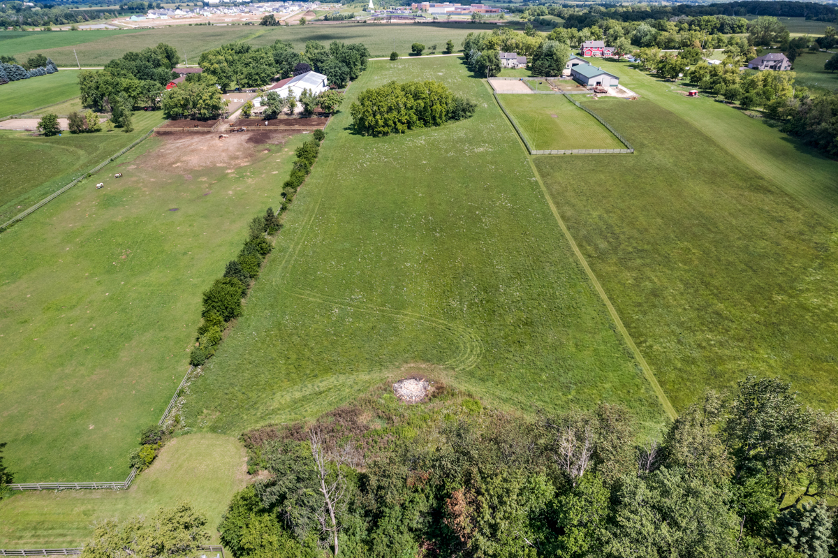 45 Kelley Road Hampshire, IL 60140 - Photo 1 of 2 a view of a big yard with lots of green space