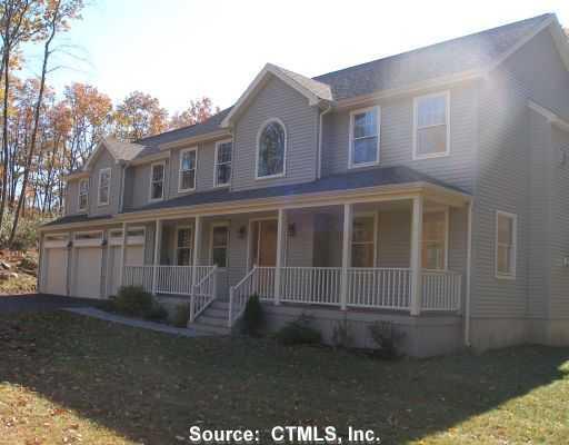177 R Cream Pot Road Durham, CT 06422 - Photo 1 of 1 a front view of a house with a garden
