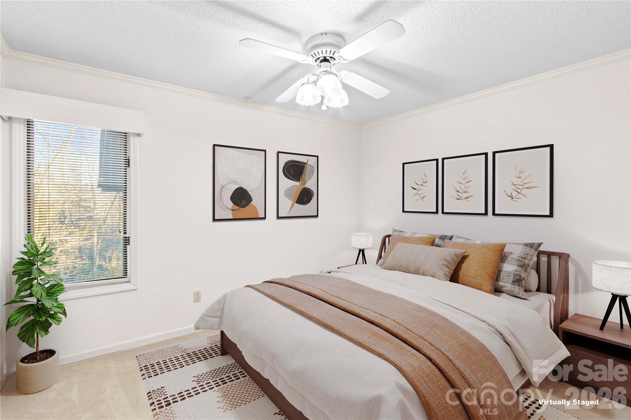 1336 Radio Road Statesville, NC 28625 - Photo 24 of 43 a bedroom with a large bed and a window