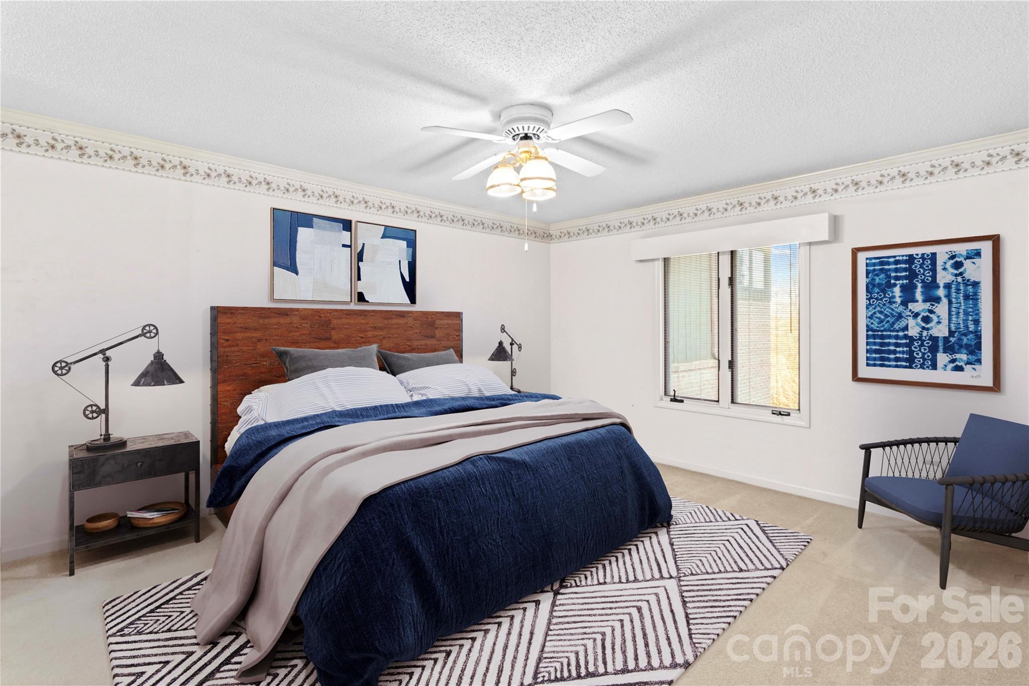 1336 Radio Road Statesville, NC 28625 - Photo 30 of 43 a bedroom with bed and window