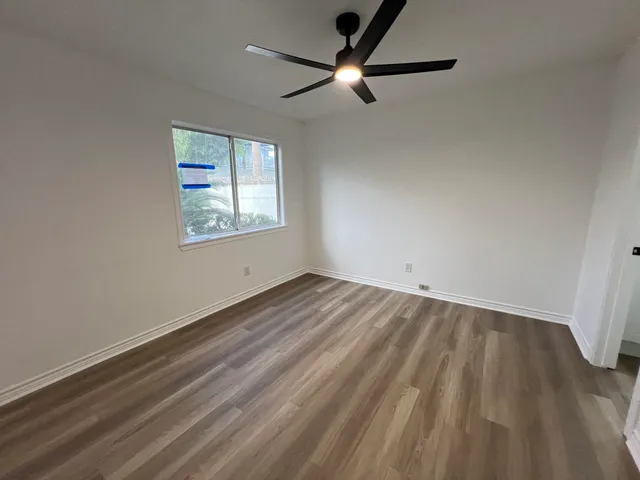 wooden floor in an empty room