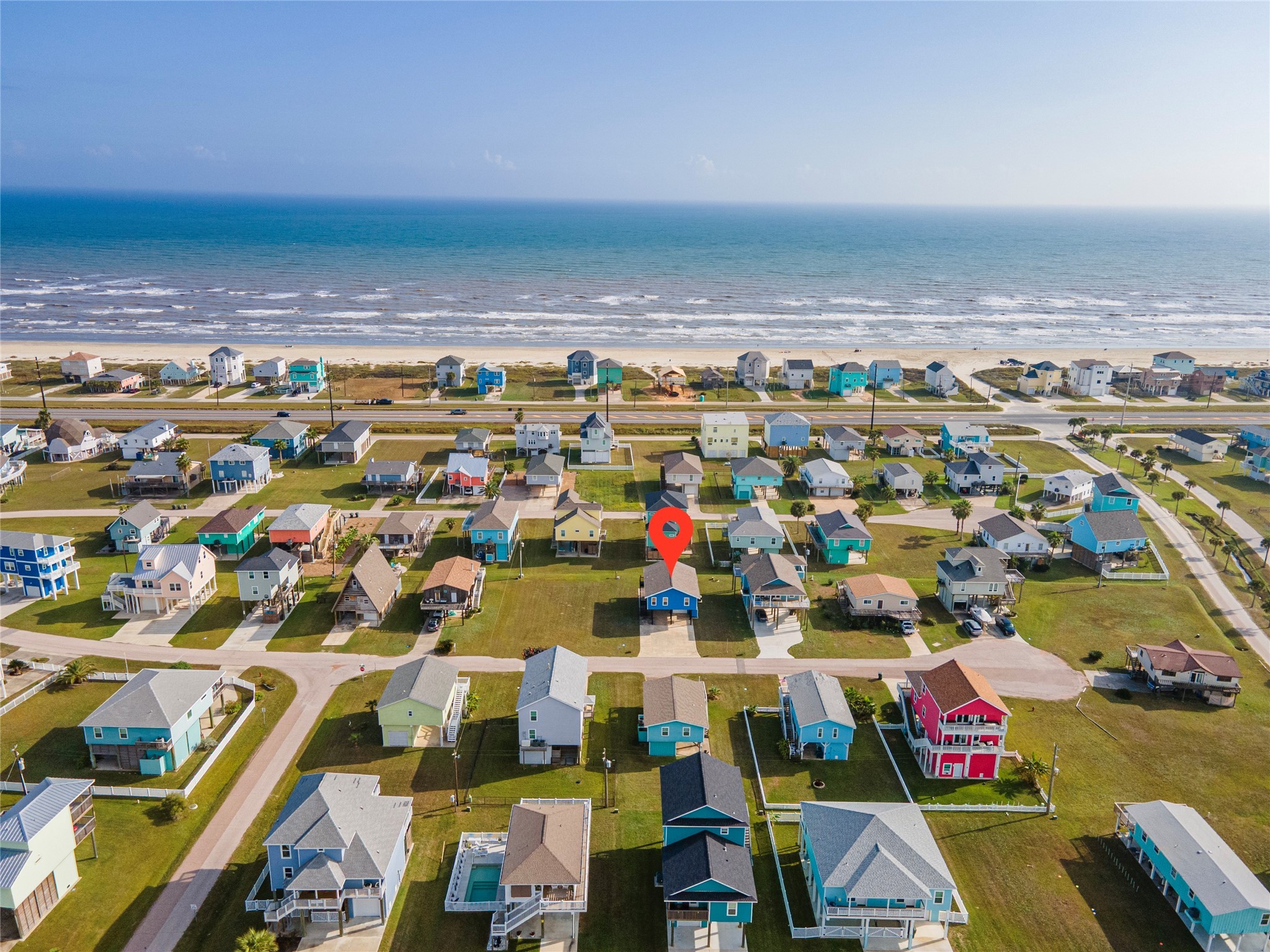 23005 Fresca Street Galveston, TX 77554 - Photo 33 of 37 an aerial view of a city