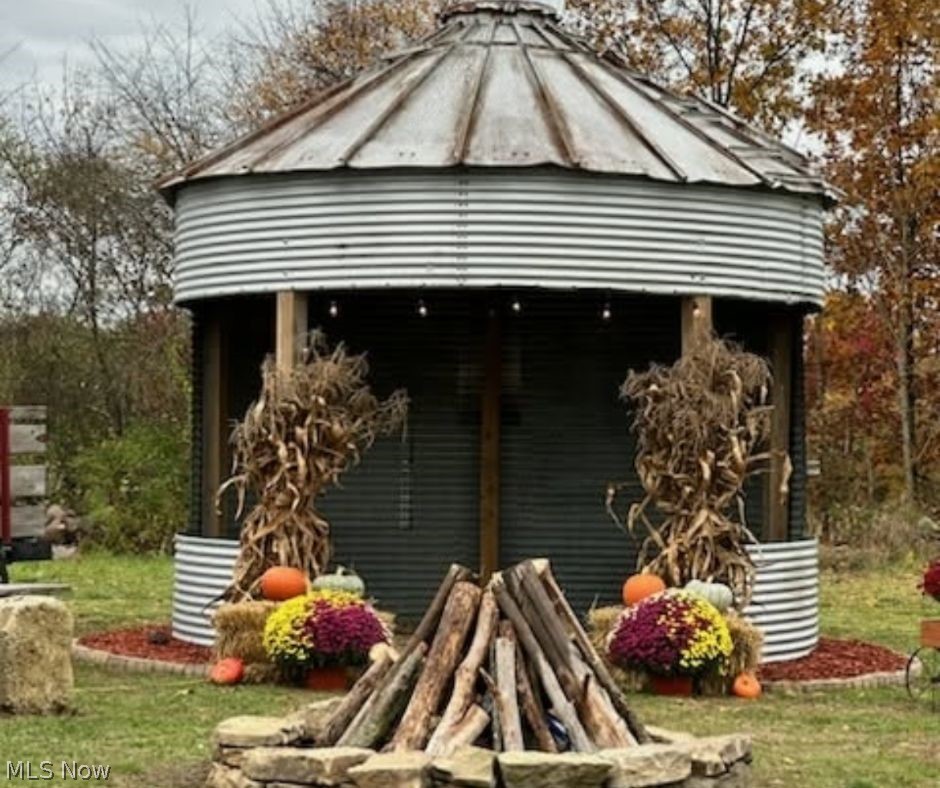 5267 Apollo Road Northeast Salineville, OH 43945 - Photo 33 of 33 View of outdoor structure featuring a gazebo