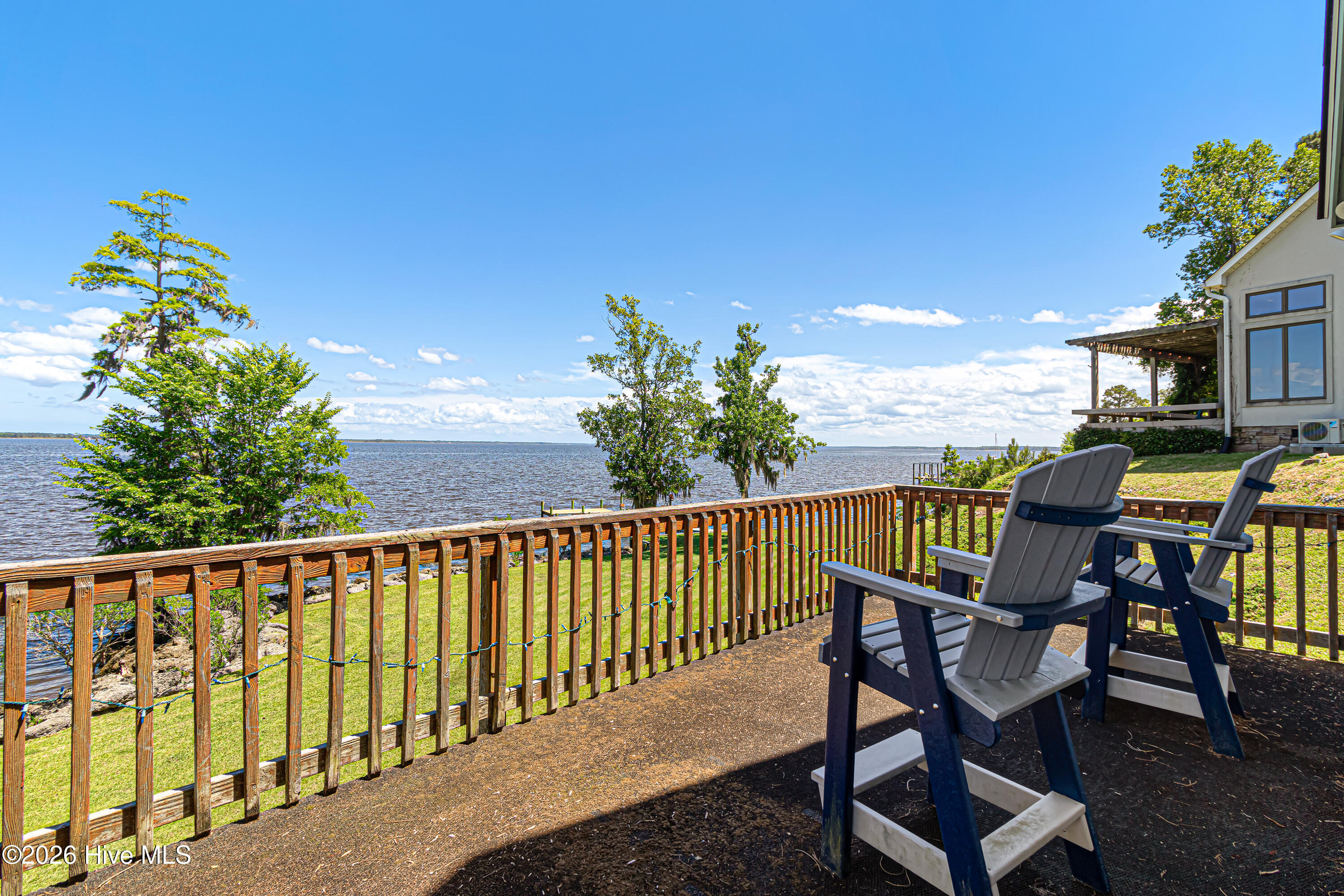 4100 North Rivershore Drive New Bern, NC 28560 - Photo 54 of 87 Guest House Balcony w/ Panoramic Views