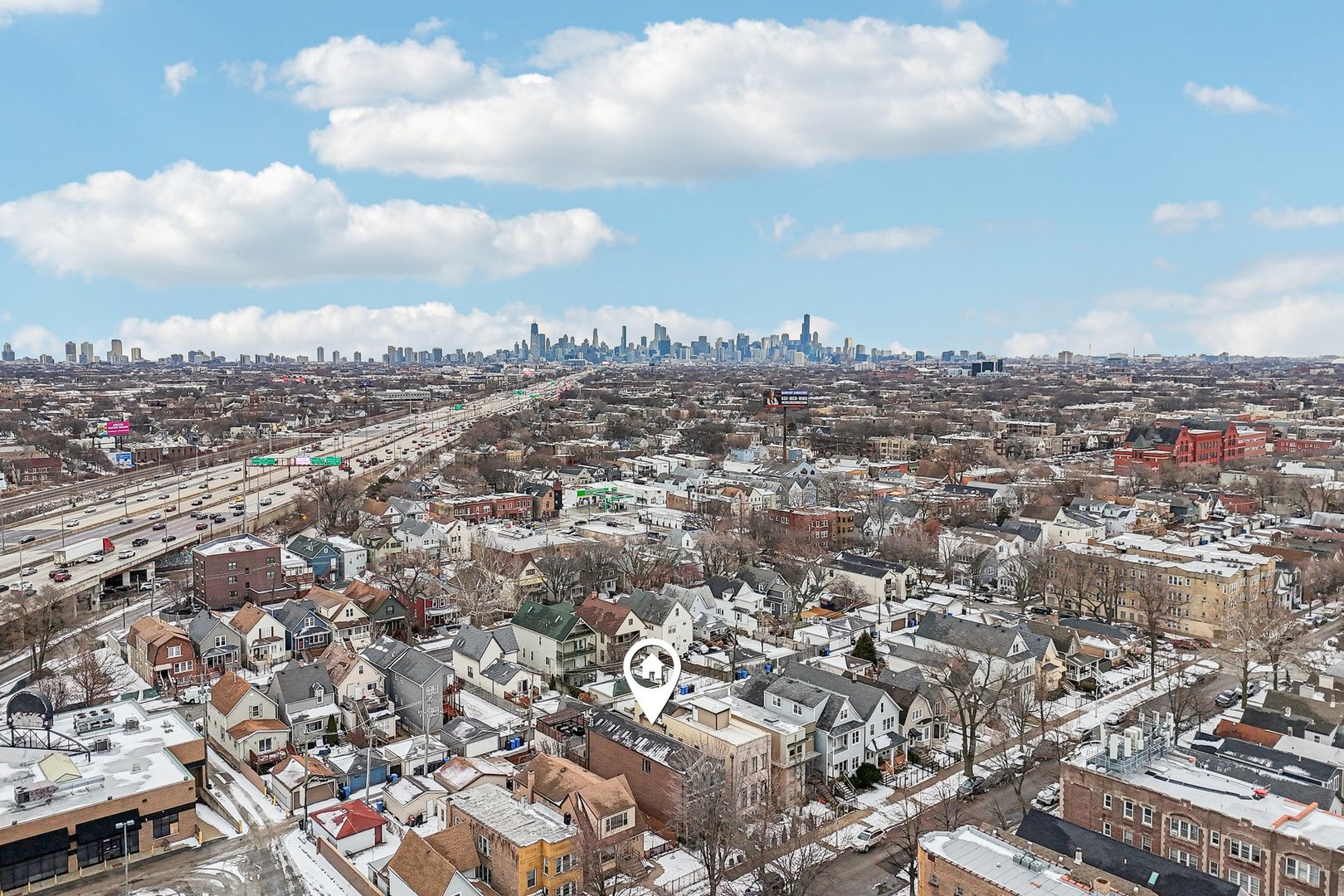 3137 North Spaulding Avenue Chicago, IL 60618 - Photo 41 of 42 an aerial view of multiple house