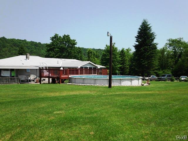 266 Correll Road Kunkletown, PA 18058 - Photo 20 of 24 a view of an house with swimming pool and yard