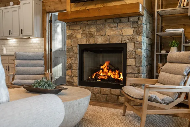 a view of a dining room and livingroom view