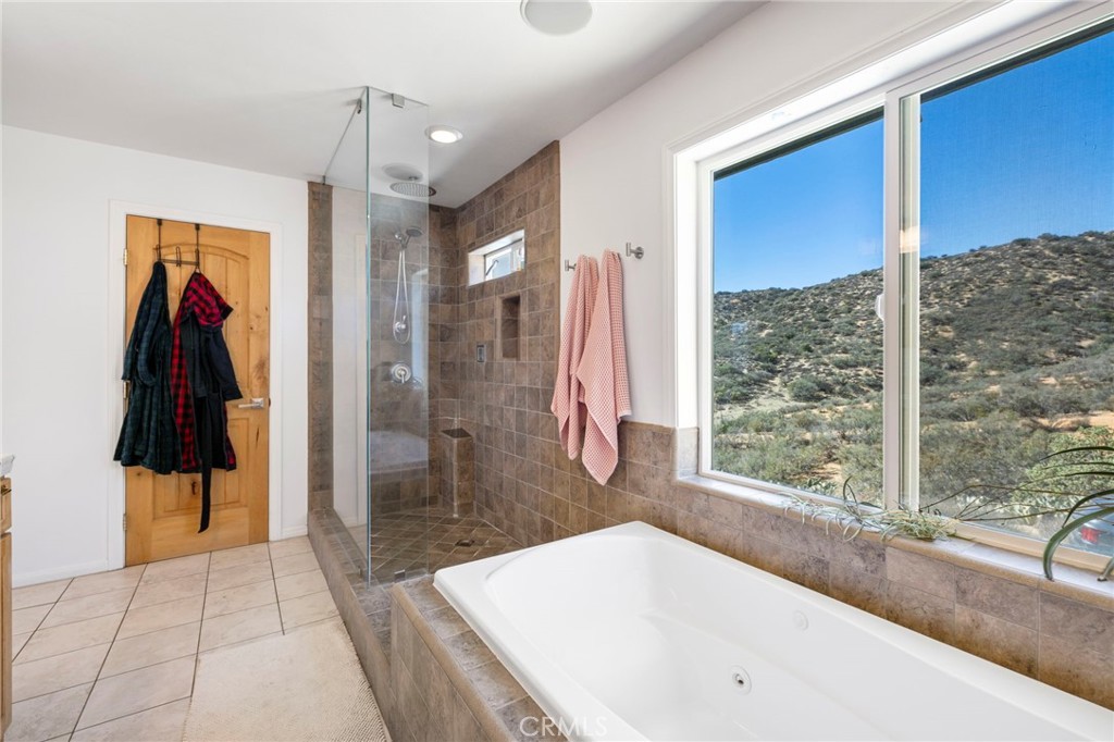 35607 Red Rover Mine Road Acton, CA 93510 - Photo 20 of 42 a bathroom with a tub sink and a mirror