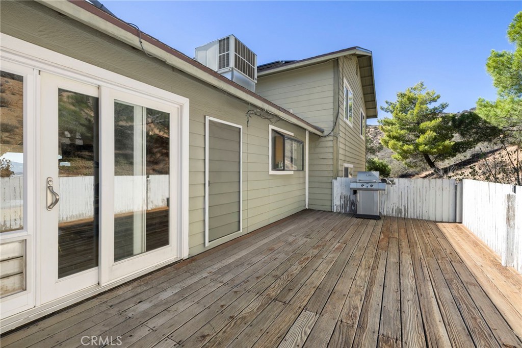 35607 Red Rover Mine Road Acton, CA 93510 - Photo 28 of 42 a view of a house with a wooden deck