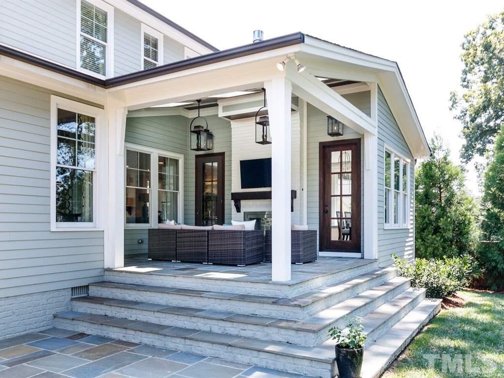 5015 Langley Circle Raleigh, NC 27609 - Photo 25 of 25 a front view of a house with a porch