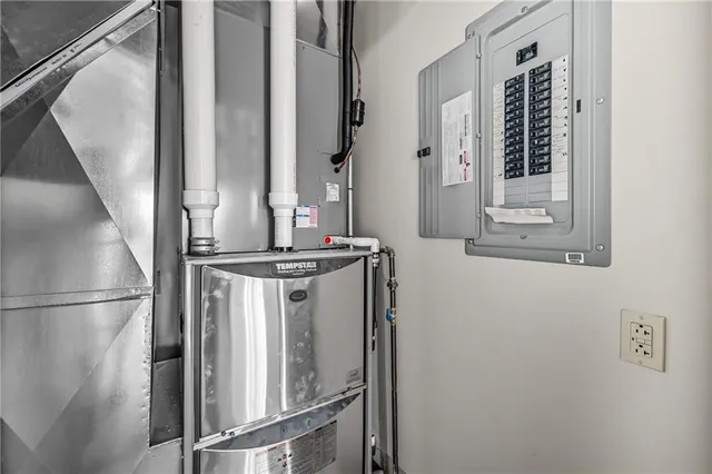 a view of a chairs in a balcony