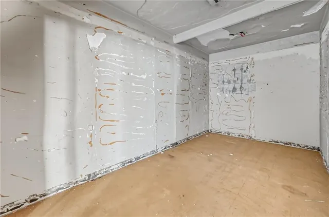 a view of an empty room