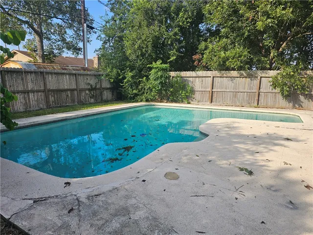 a backyard of a house