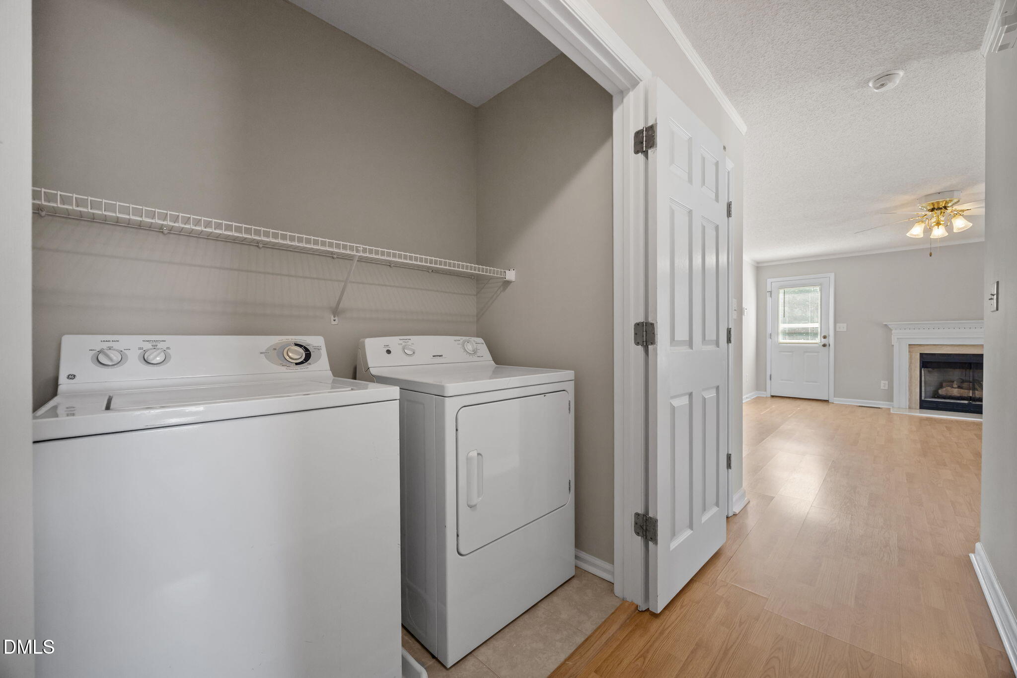 40 Circle Tree Lane Angier, NC 27501 - Photo 30 of 39 a view of a storage & utility room with washer and dryer