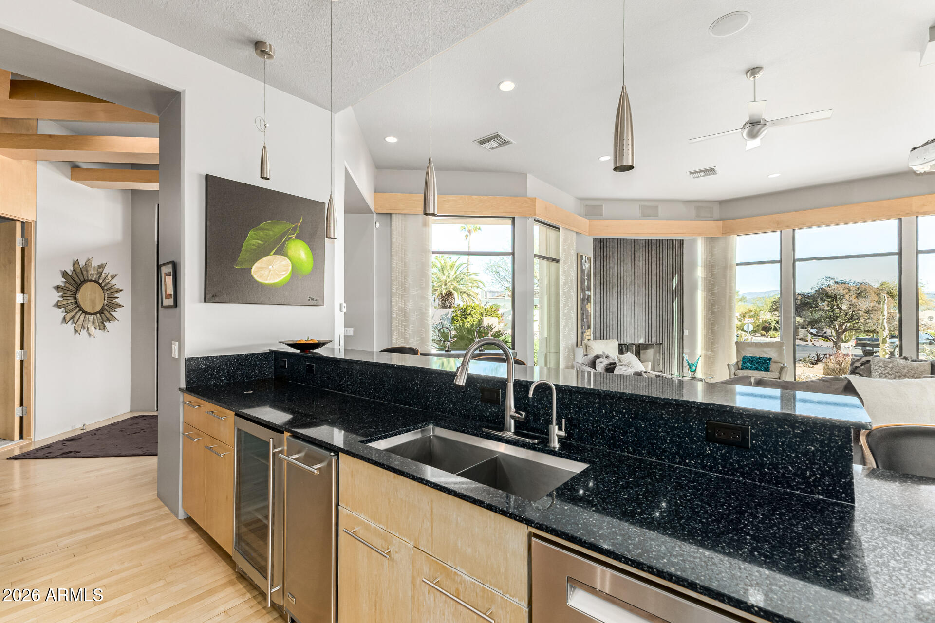 18567 East Paseo Verde Drive Rio Verde, AZ 85263 - Photo 14 of 47 a kitchen with a sink and counter space