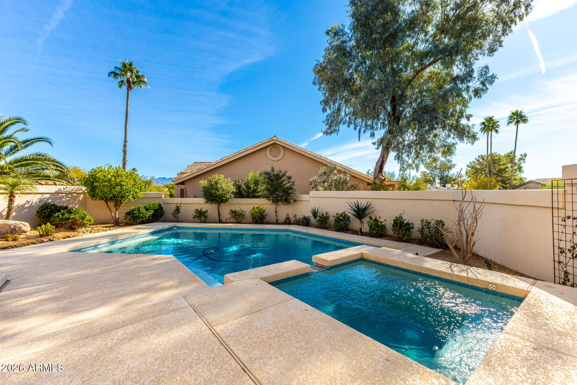 18567 East Paseo Verde Drive Rio Verde, AZ 85263 - Photo 32 of 47 a view of a backyard
