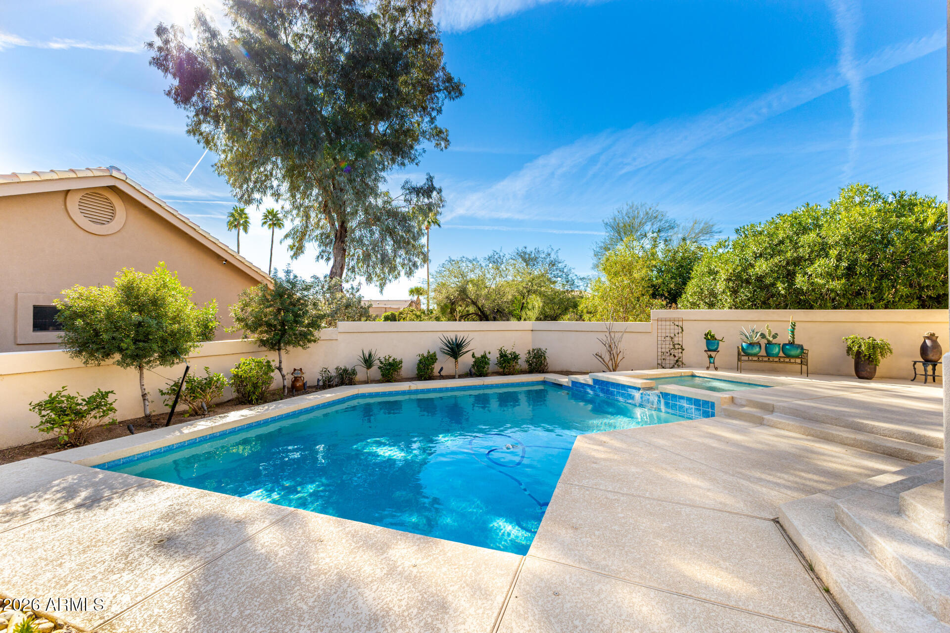 18567 East Paseo Verde Drive Rio Verde, AZ 85263 - Photo 36 of 47 a view of swimming pool with a yard