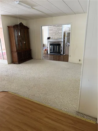 a view of empty room