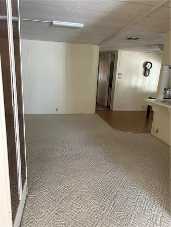 an empty room with a empty space