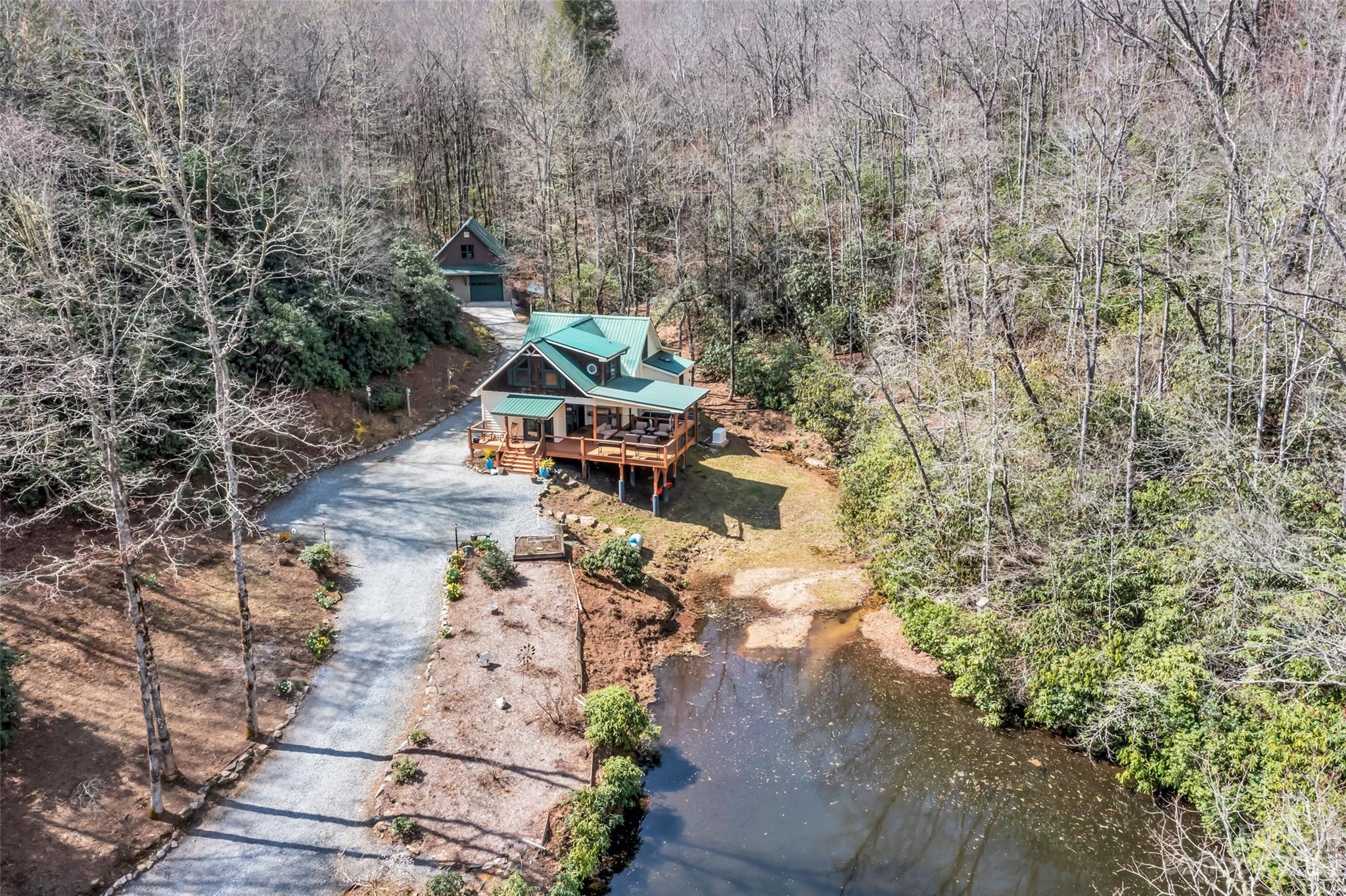 449 Old Powell Road Brevard, NC 28712 - Photo 37 of 48 a view of yard with outdoor space
