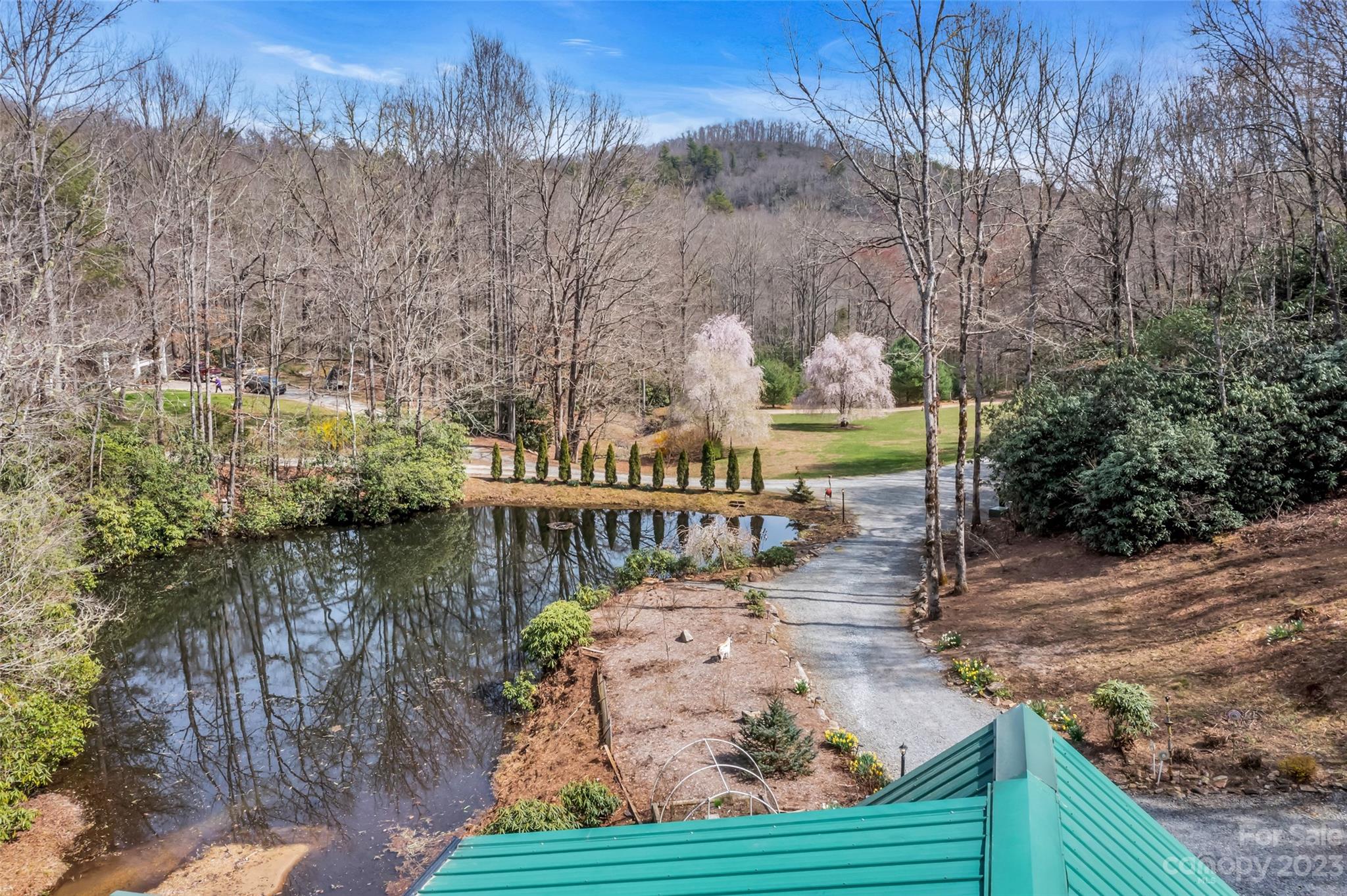 449 Old Powell Road Brevard, NC 28712 - Photo 43 of 48 a view of a lake with a mountain view