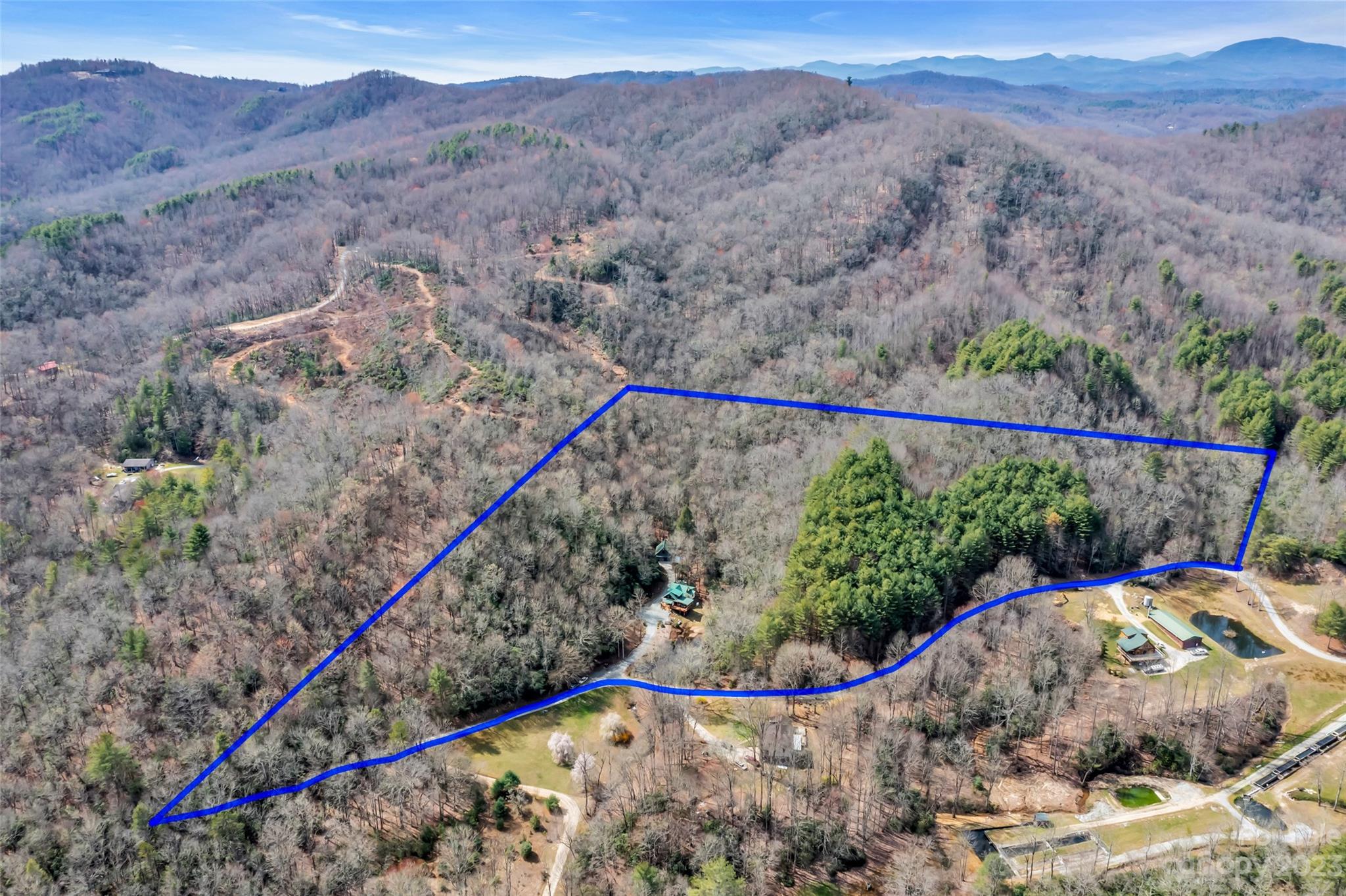 449 Old Powell Road Brevard, NC 28712 - Photo 44 of 48 a view of outdoor space and mountain view