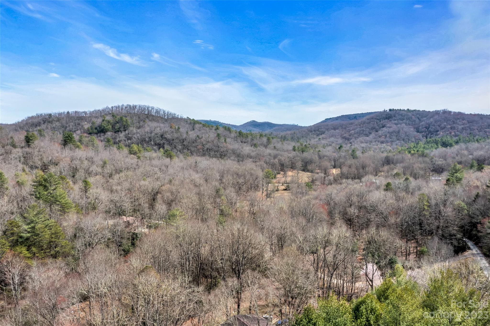 449 Old Powell Road Brevard, NC 28712 - Photo 46 of 48 an aerial view of mountain with trees around