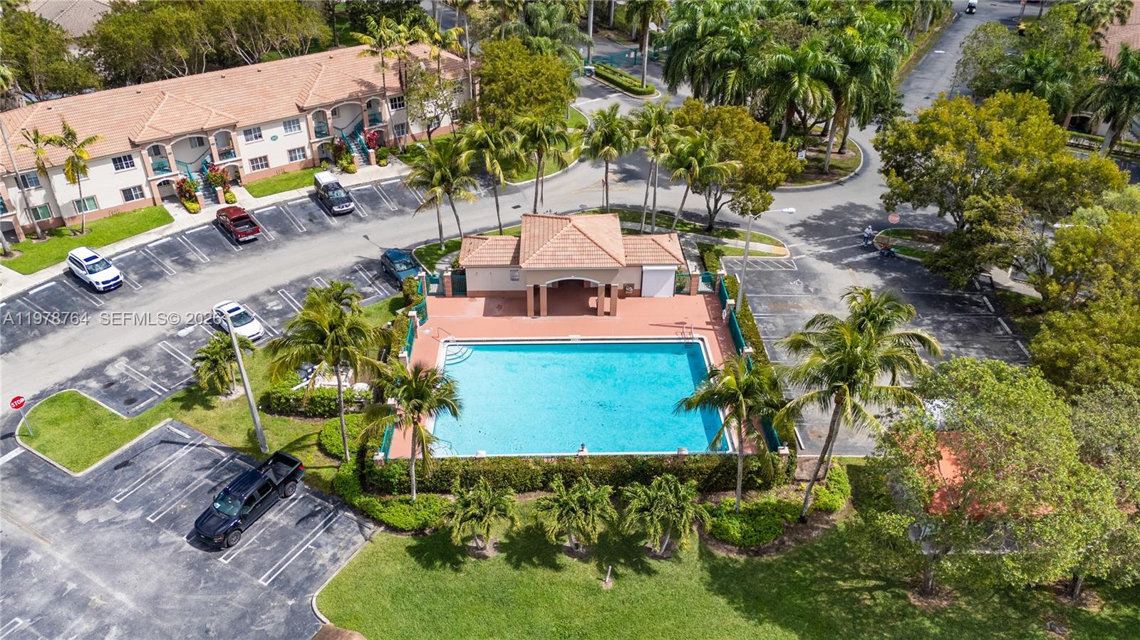 2930 Southeast 12th Road, Unit 20431 Homestead, FL 33035 - Photo 31 of 33 an aerial view of a house with a garden
