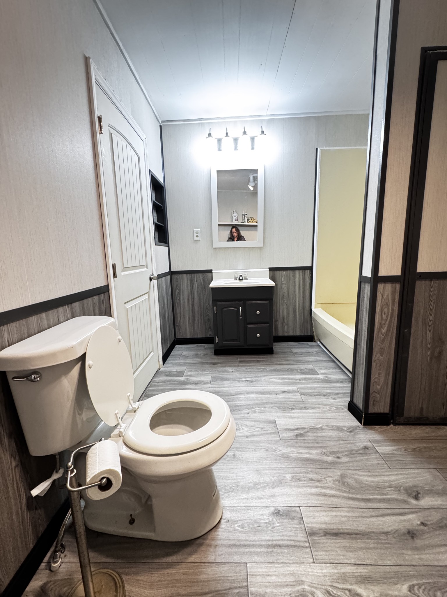 829 Highway 399 Palmer, TN 37365 - Photo 16 of 18 a bathroom with a sink a toilet and mirror