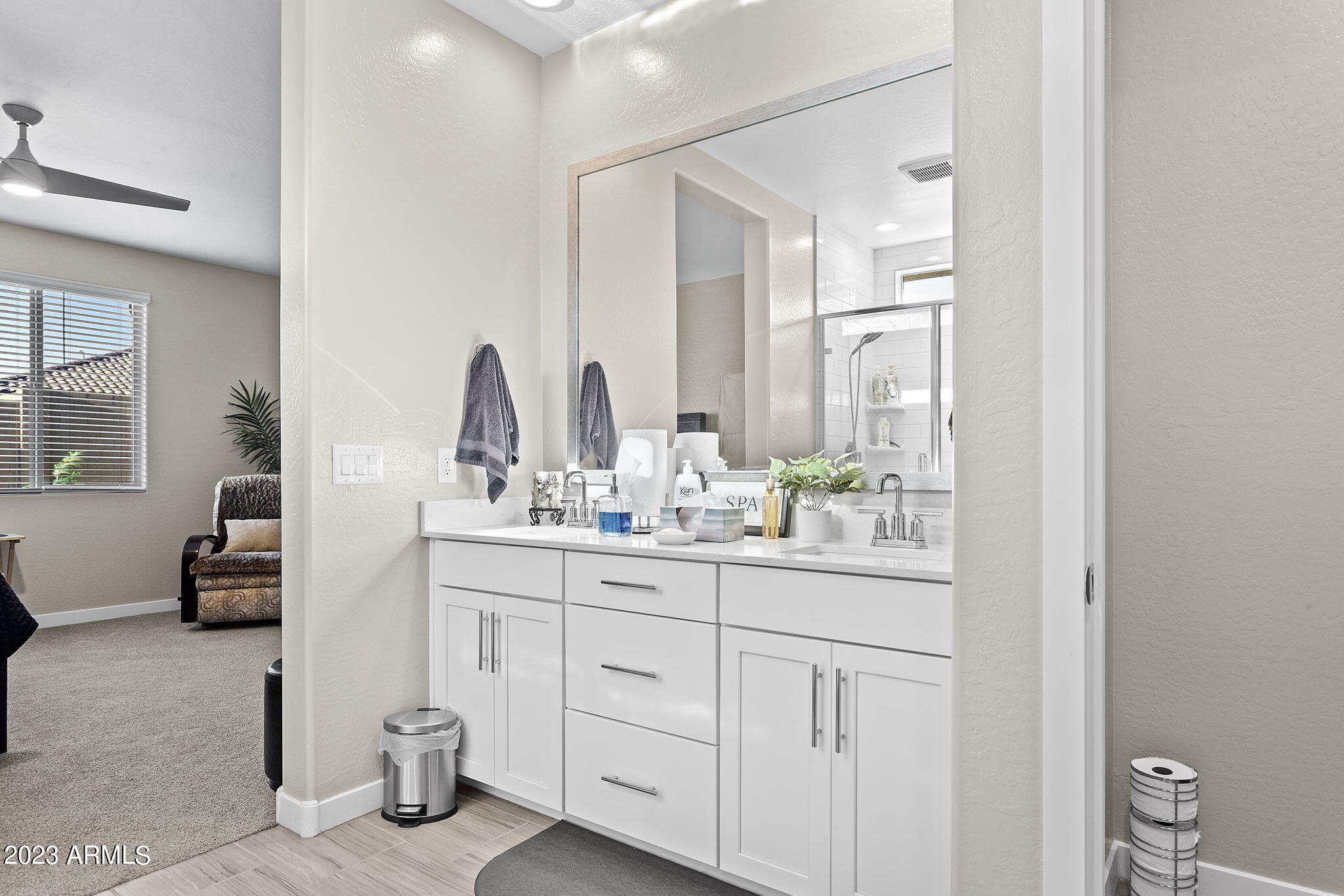 12356 East Soloman Road Gold Canyon, AZ 85118 - Photo 25 of 53 a bathroom with mirror and sink
