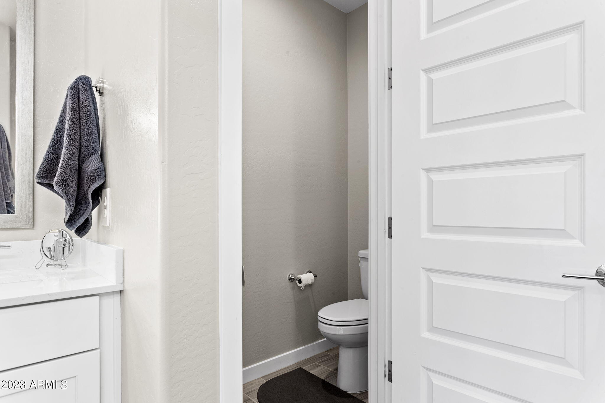 12356 East Soloman Road Gold Canyon, AZ 85118 - Photo 26 of 53 a bathroom with a toilet and a sink
