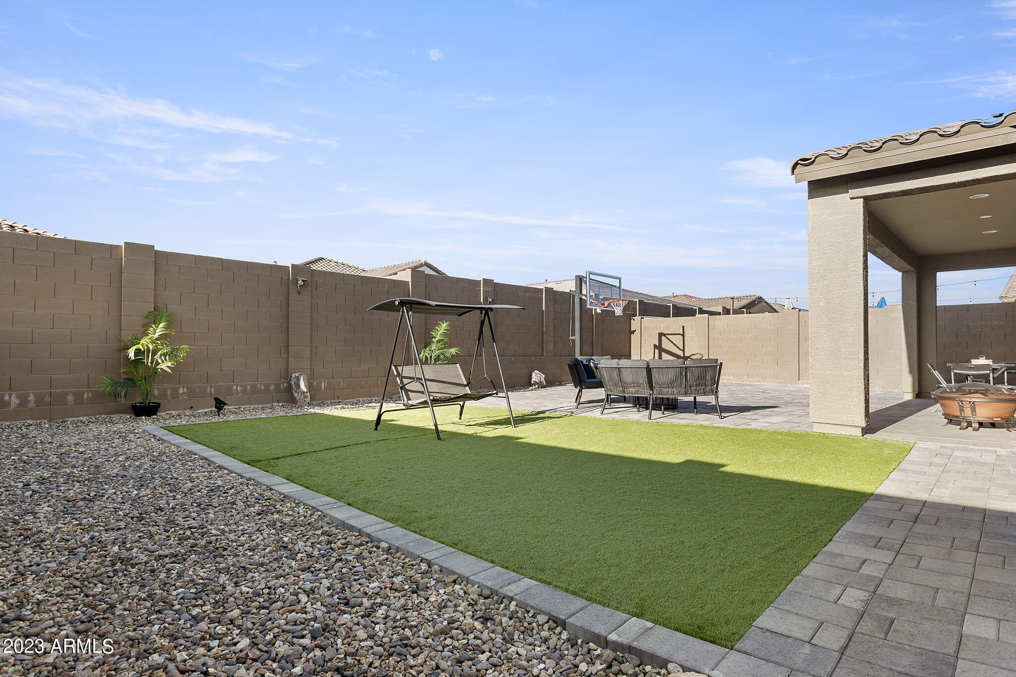 12356 East Soloman Road Gold Canyon, AZ 85118 - Photo 45 of 53 a view of a house with swimming pool and a yard