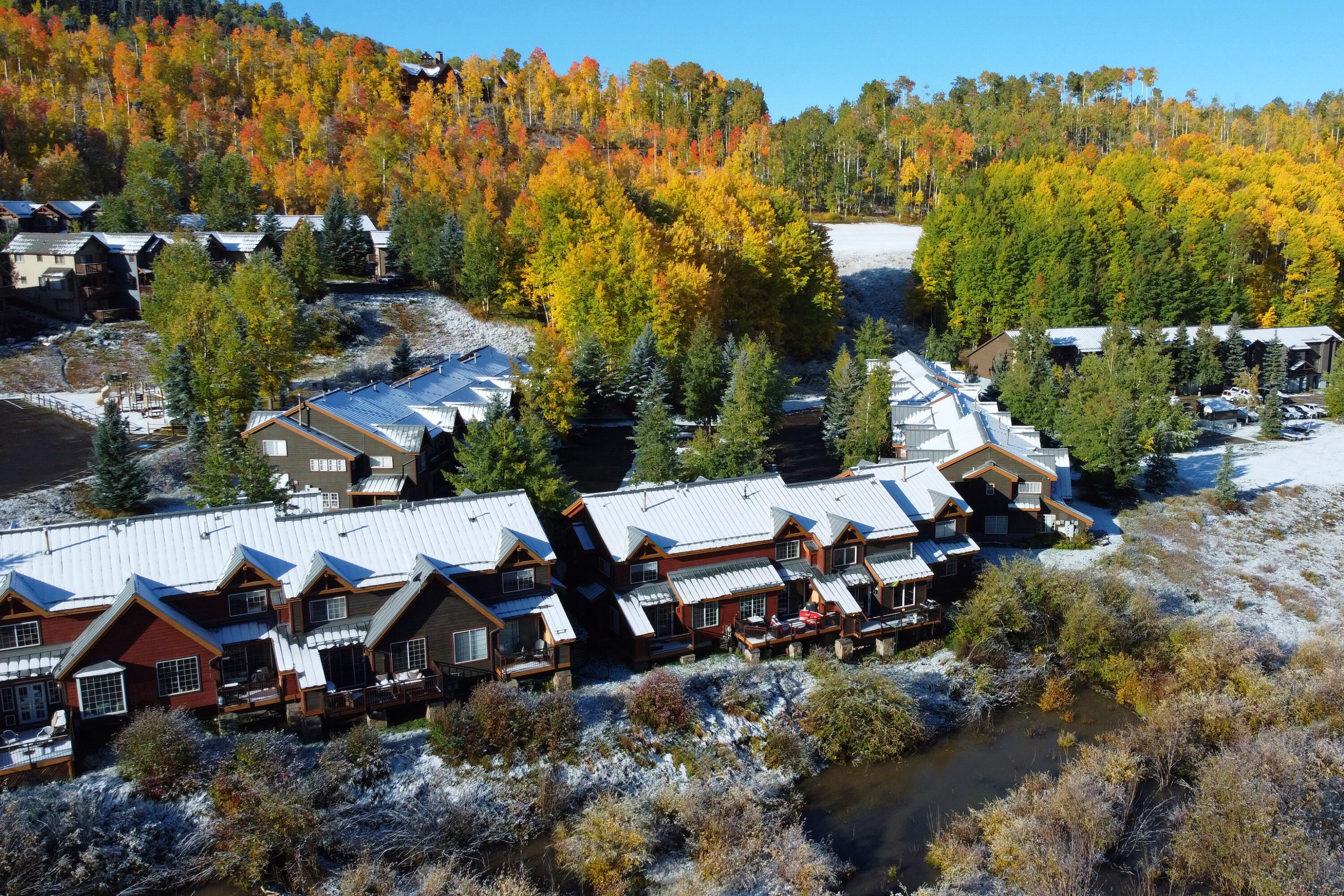 302 Adams Ranch Road, Unit 6 Mountain Village, CO 81435 - Photo 44 of 45 an aerial view of multiple house