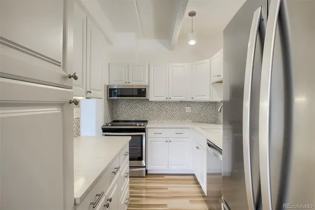 a view of wooden floor