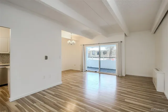 wooden floor in an empty room