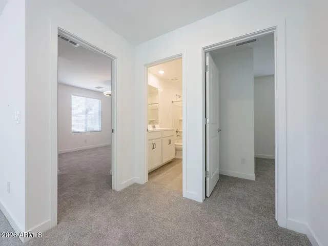 a view of a livingroom with an empty space