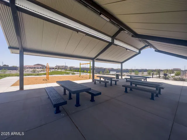 swimming pool with outdoor seating