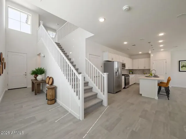 a bathroom with a toilet sink