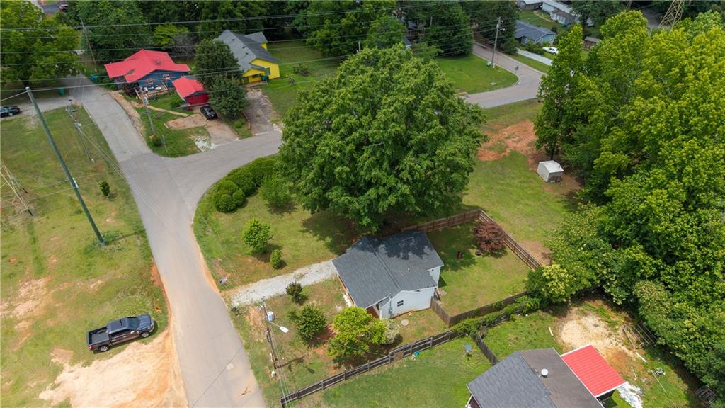 156 Pine Avenue Commerce, GA 30529 - Photo 29 of 35 an aerial view of a house with outdoor space