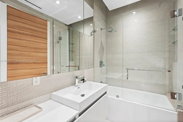 a close view of closet