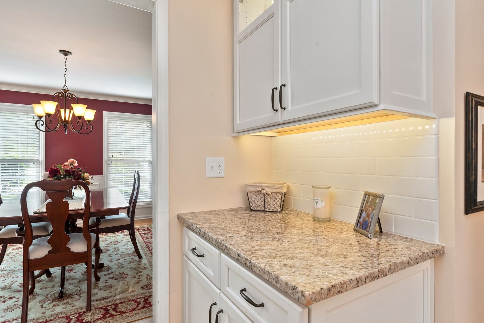 1620 Grommon Road Naperville, IL 60564 - Photo 8 of 53 a view of dining table chairs and chandelier