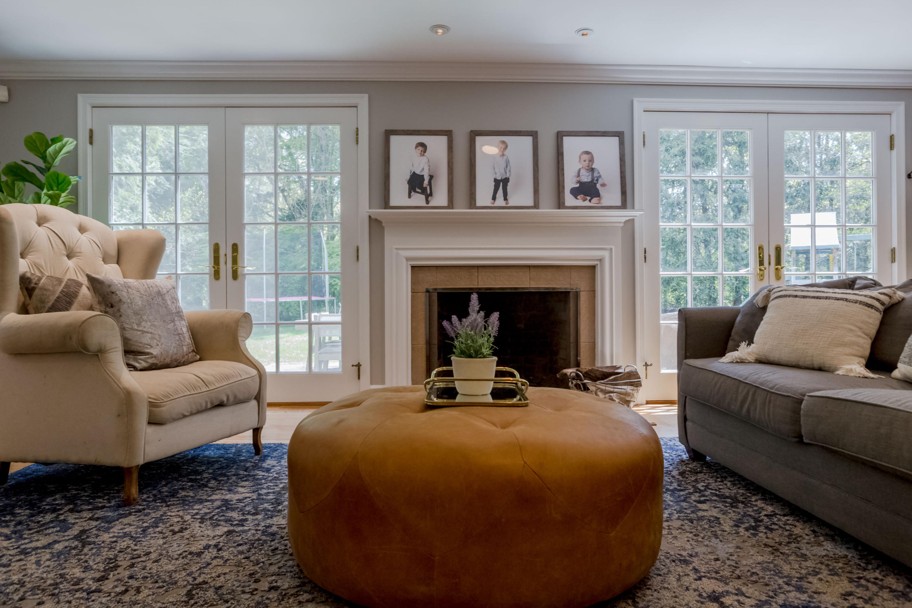 466 Mansfield Avenue Darien, CT 06820 - Photo 12 of 46 a living room with furniture and a fireplace