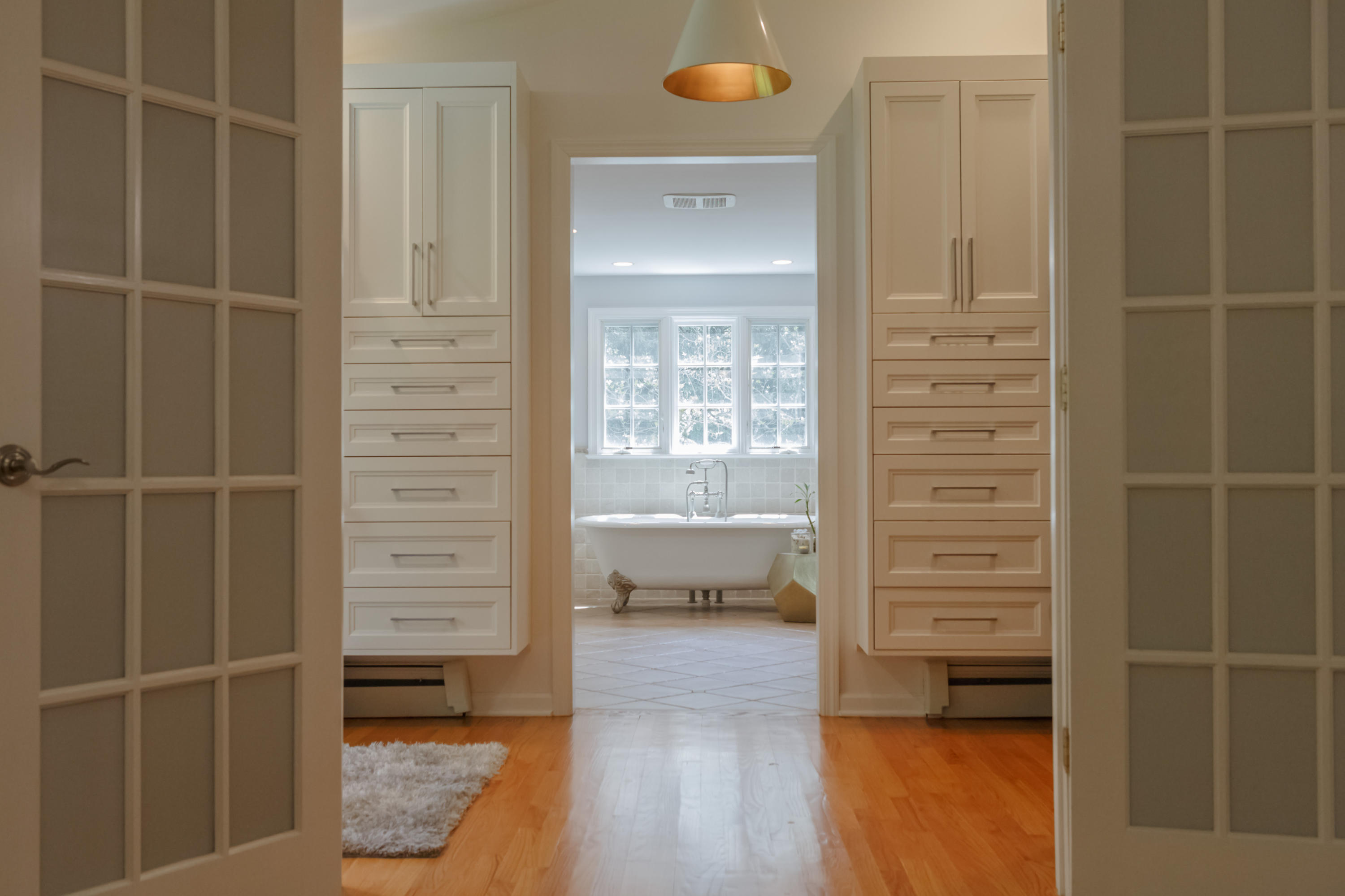 466 Mansfield Avenue Darien, CT 06820 - Photo 23 of 46 a view of walk in closet with hardwood