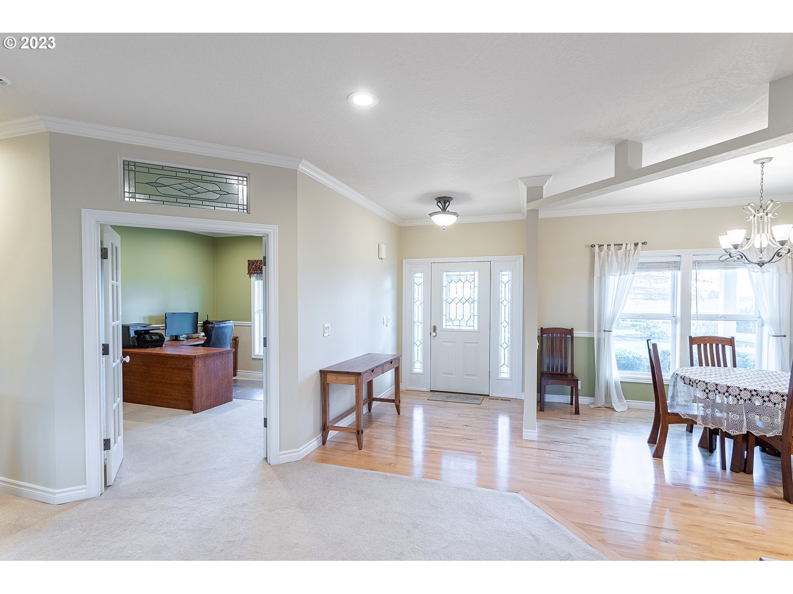 28179 High Pass Road Junction City, OR 97448 - Photo 24 of 48 a living room with furniture and a wooden floor